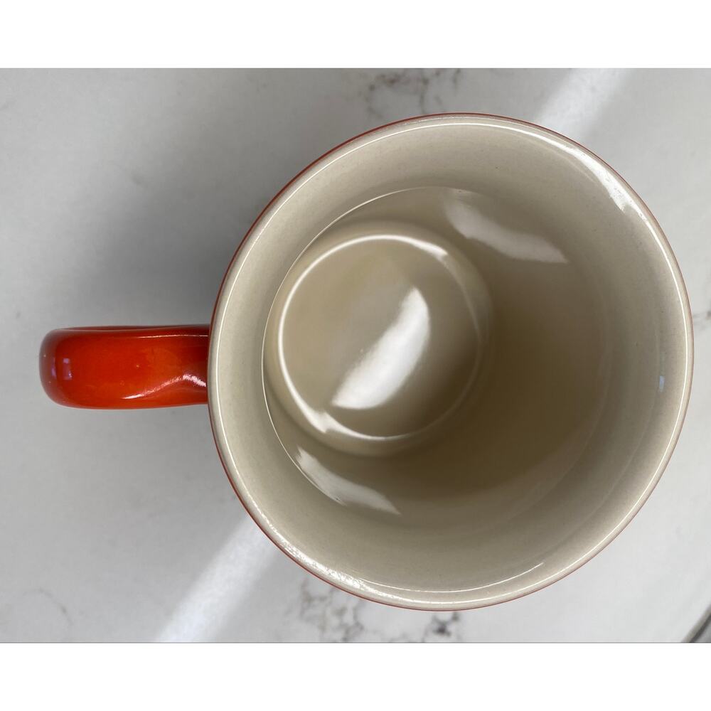 Le Creuset Stoneware Grand Mug 400mL 14oz Flame Ombré Red Coffee Mug - Picture 7 of 9
